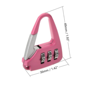 3 Digit Lock - পিংক