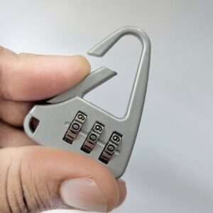 3 Digit Lock - সিলভার